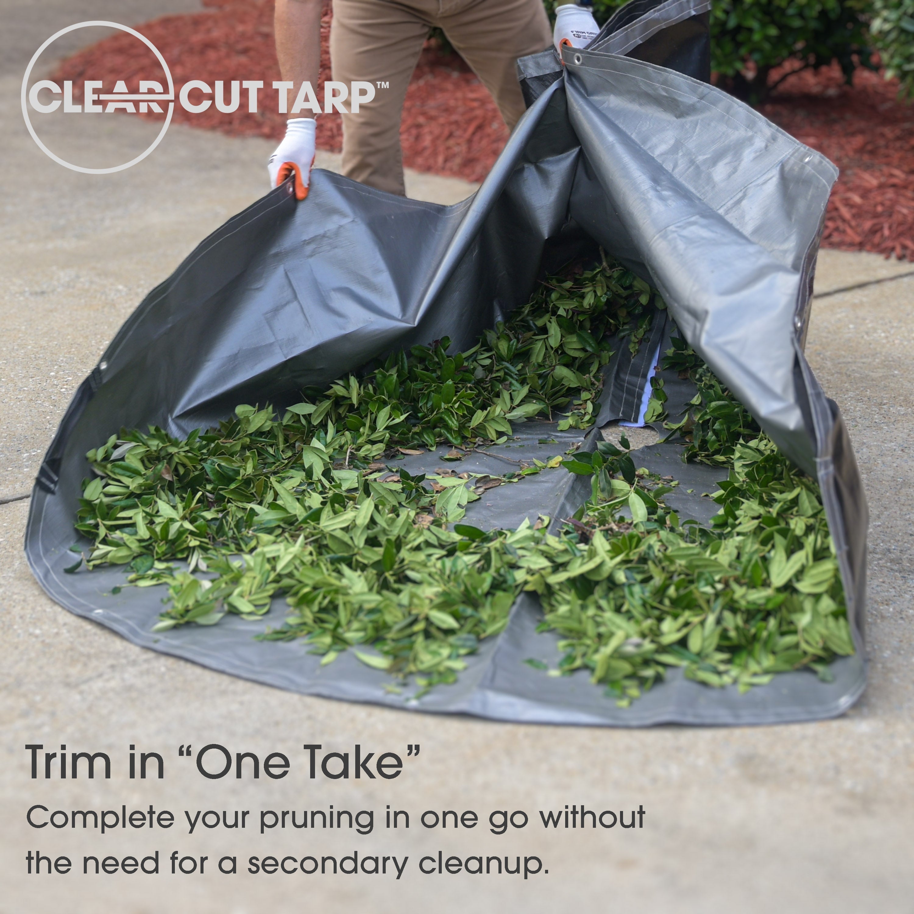 How to Clean Up After Trimming Hedges, Shrubs or Bushes Without Spending Hours Raking.