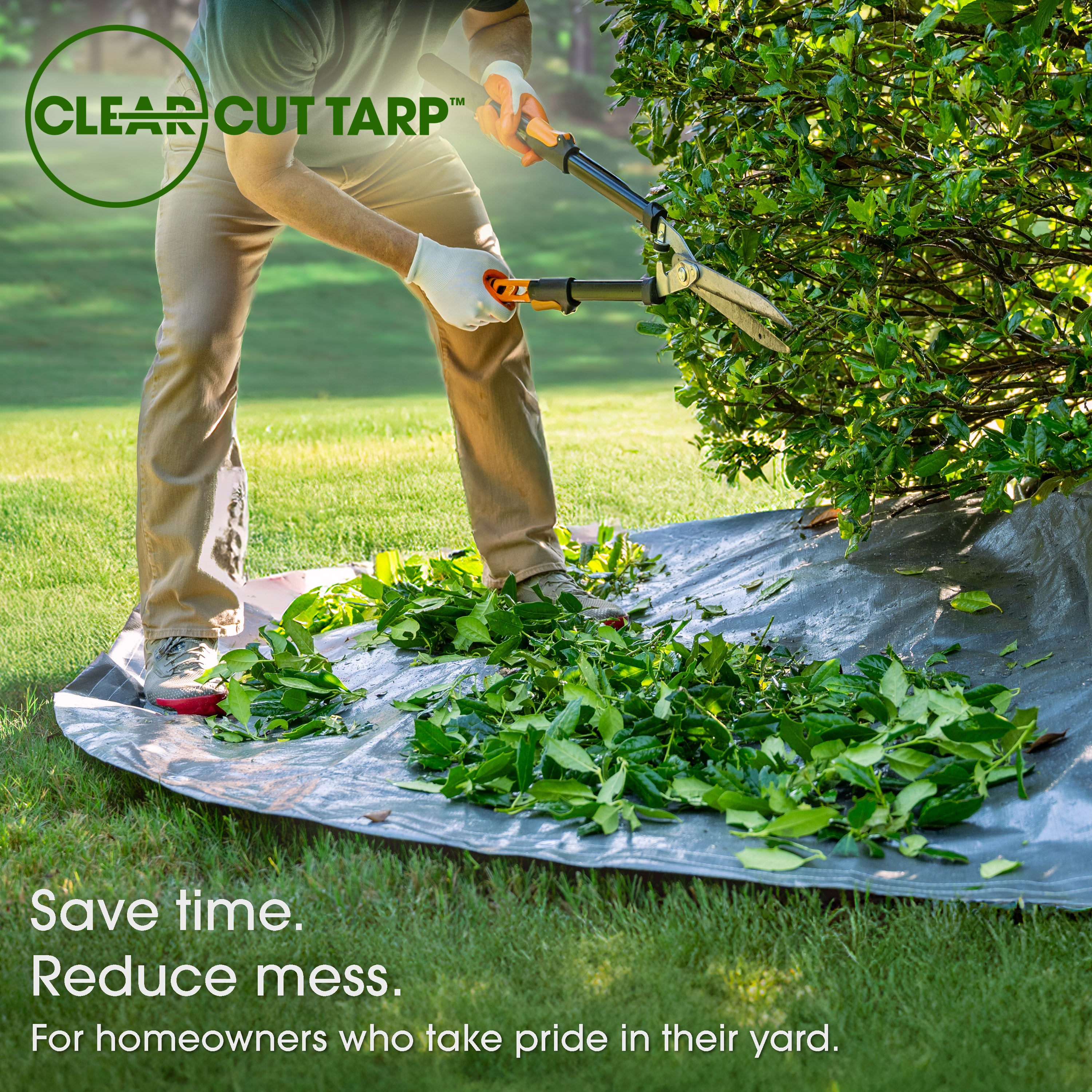 Clear-Cut Deluxe 8 Feet Landscape Tarp