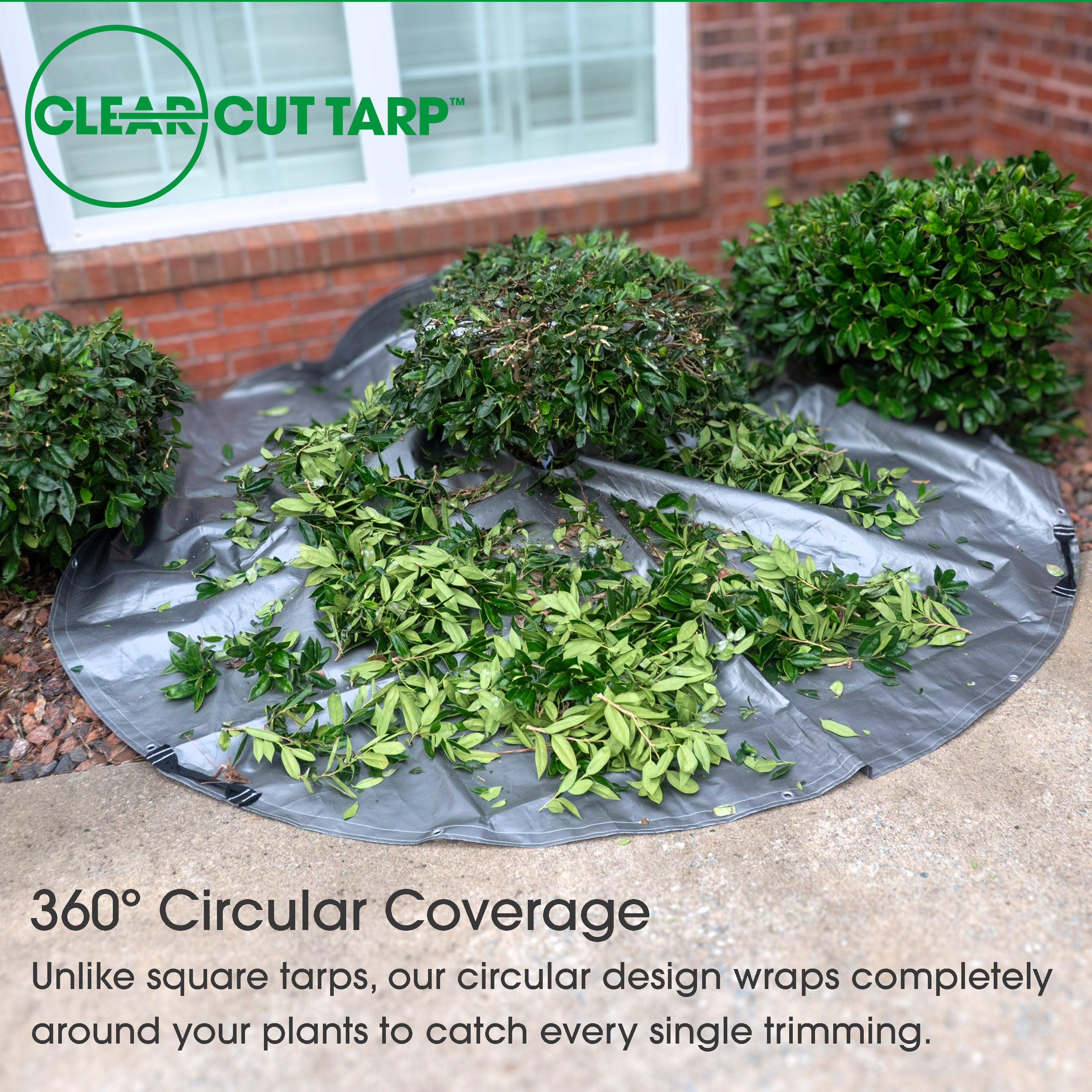 Clear-Cut Deluxe 10 Feet Landscape Tarp
