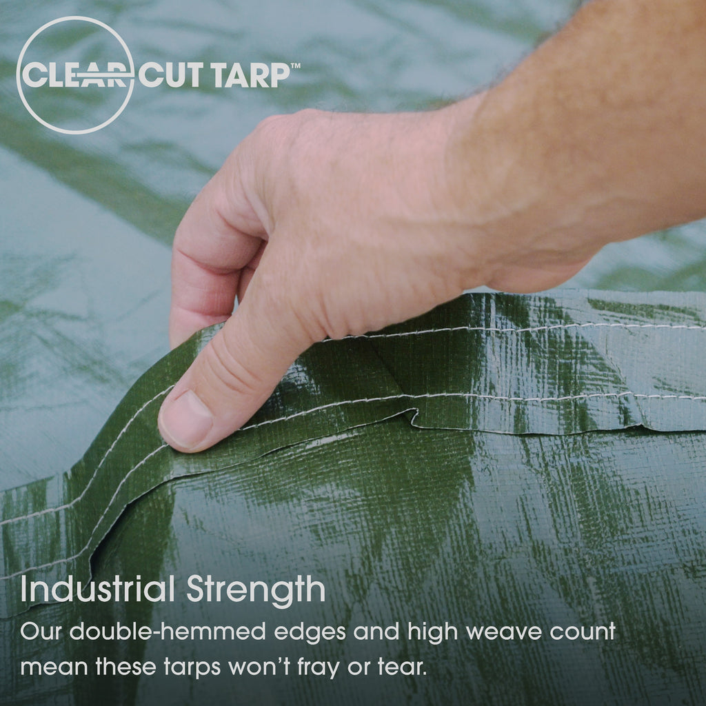 Clear-Cut Deluxe 8 Feet Landscape Tarp
