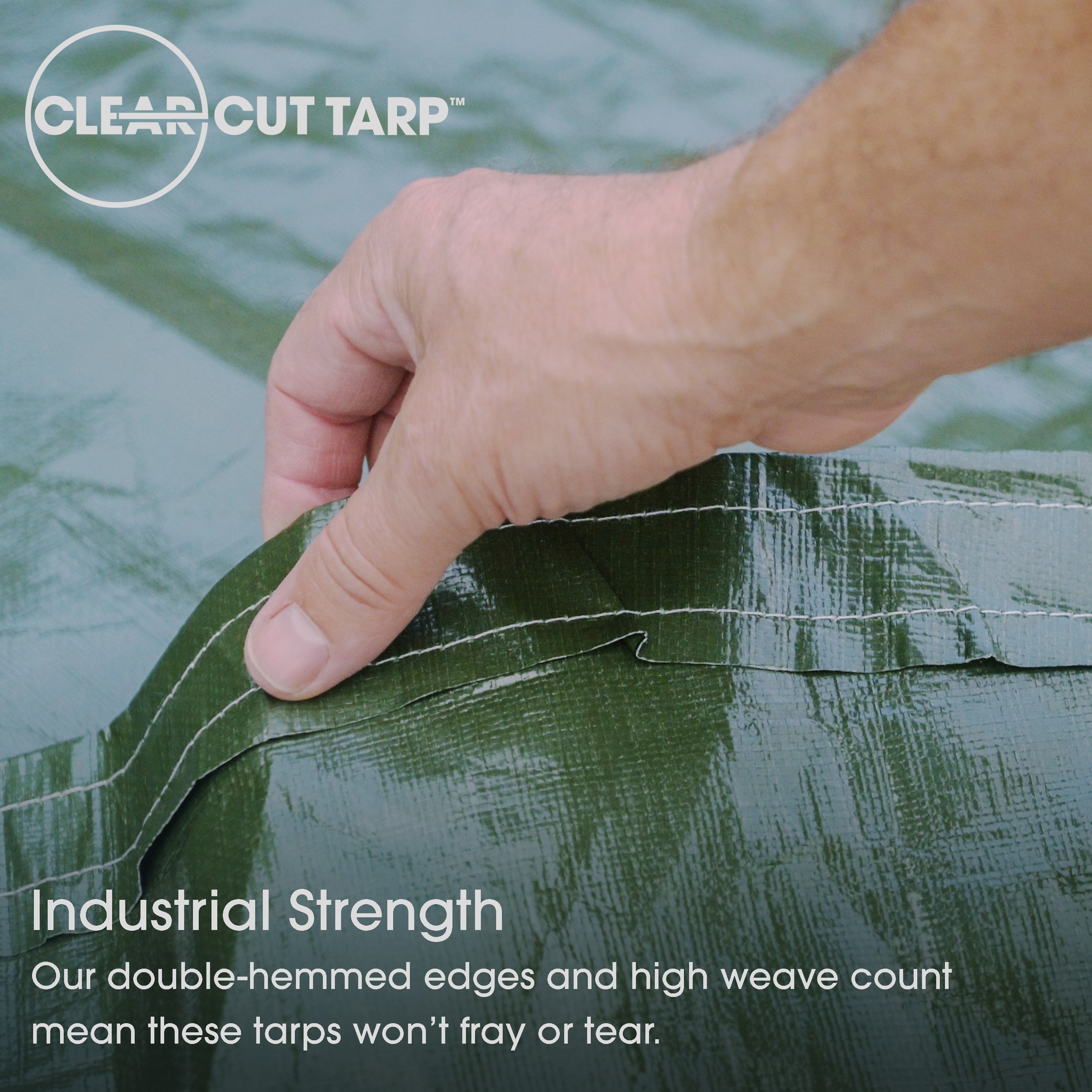Clear-Cut Deluxe 8 Feet Landscape Tarp